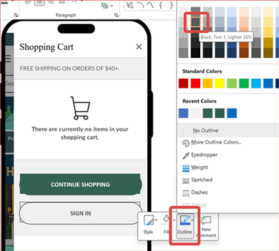 edit shape or object in existing image powerpoint