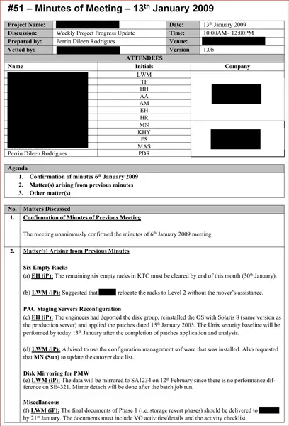 write effective minutes meeting
