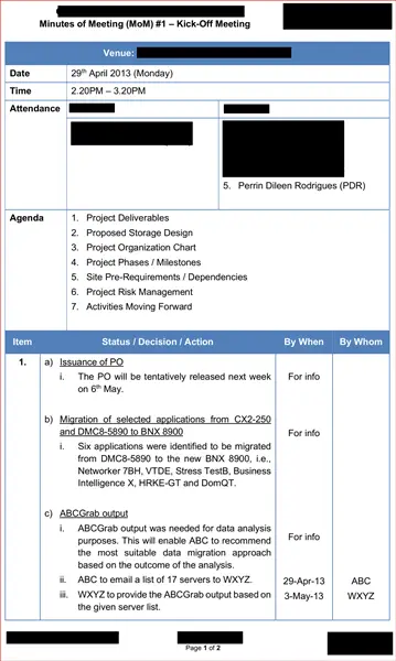 write effective minutes meeting